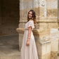 Robe Mila longue beige