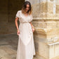 Robe Mila longue beige