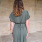 Robe Mila longue kaki