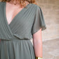 Robe Mila longue kaki