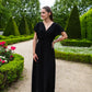 Robe Mila longue noire