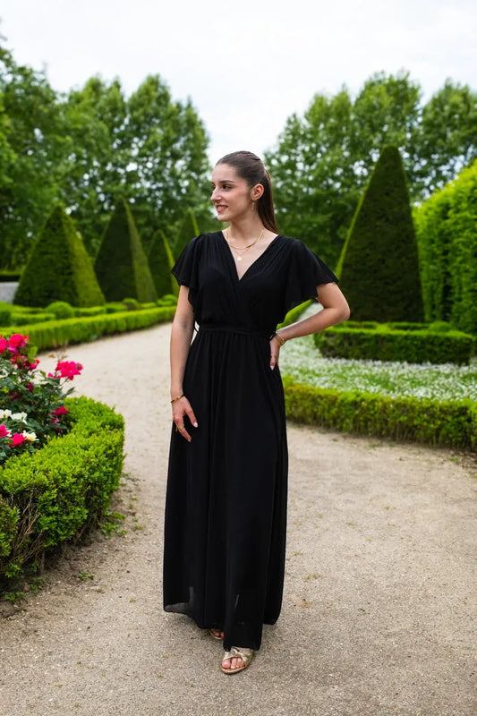 Robe Mila longue noire