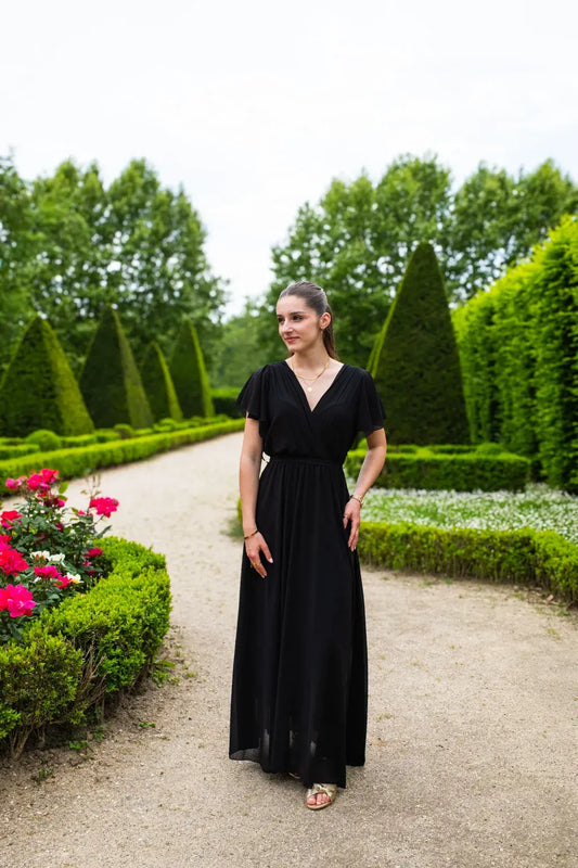 Robe Mila longue noire