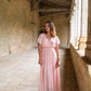 Robe Mila longue rose