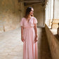 Robe Mila longue rose