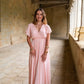 Robe Mila longue rose