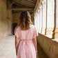 Robe Mila longue rose