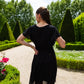Robe Mila courte noire