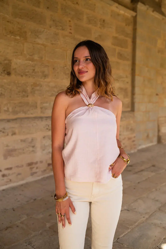 Top Solène rose