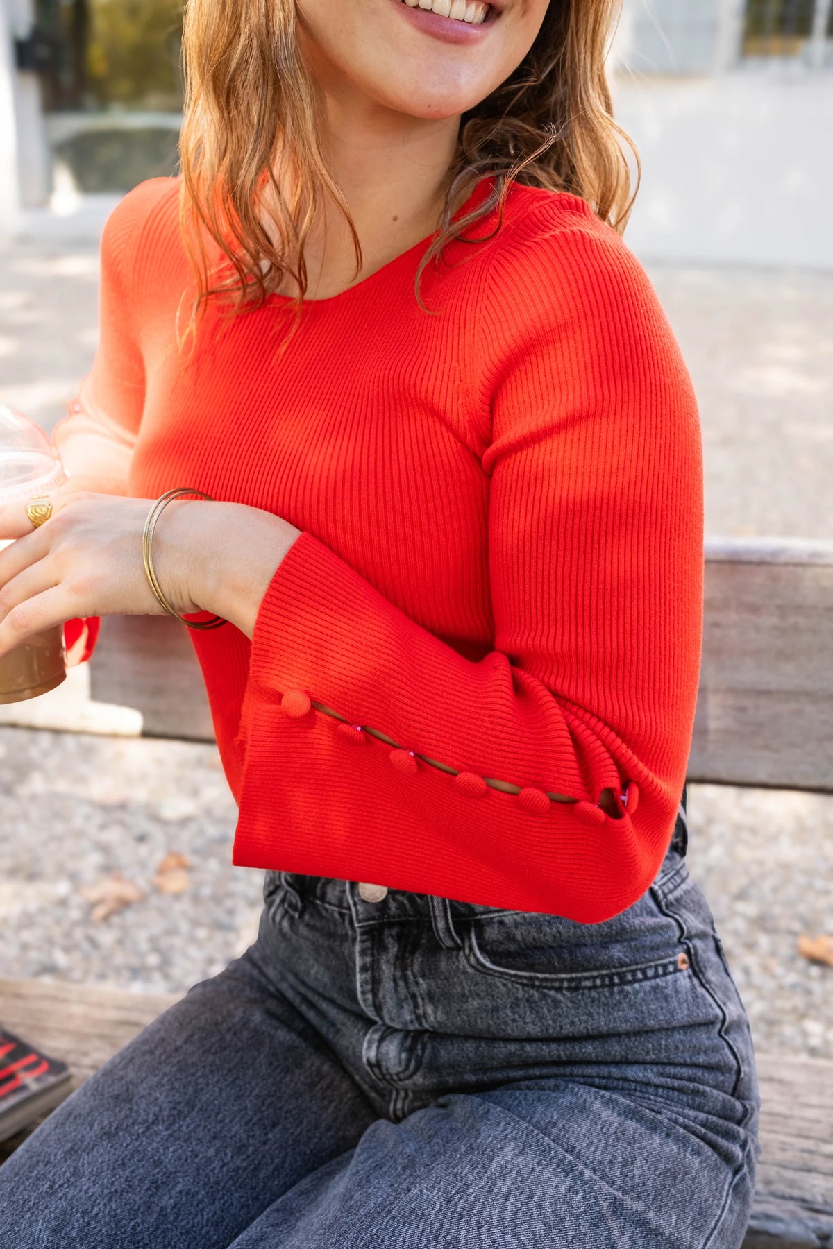 Pull Ella rouge