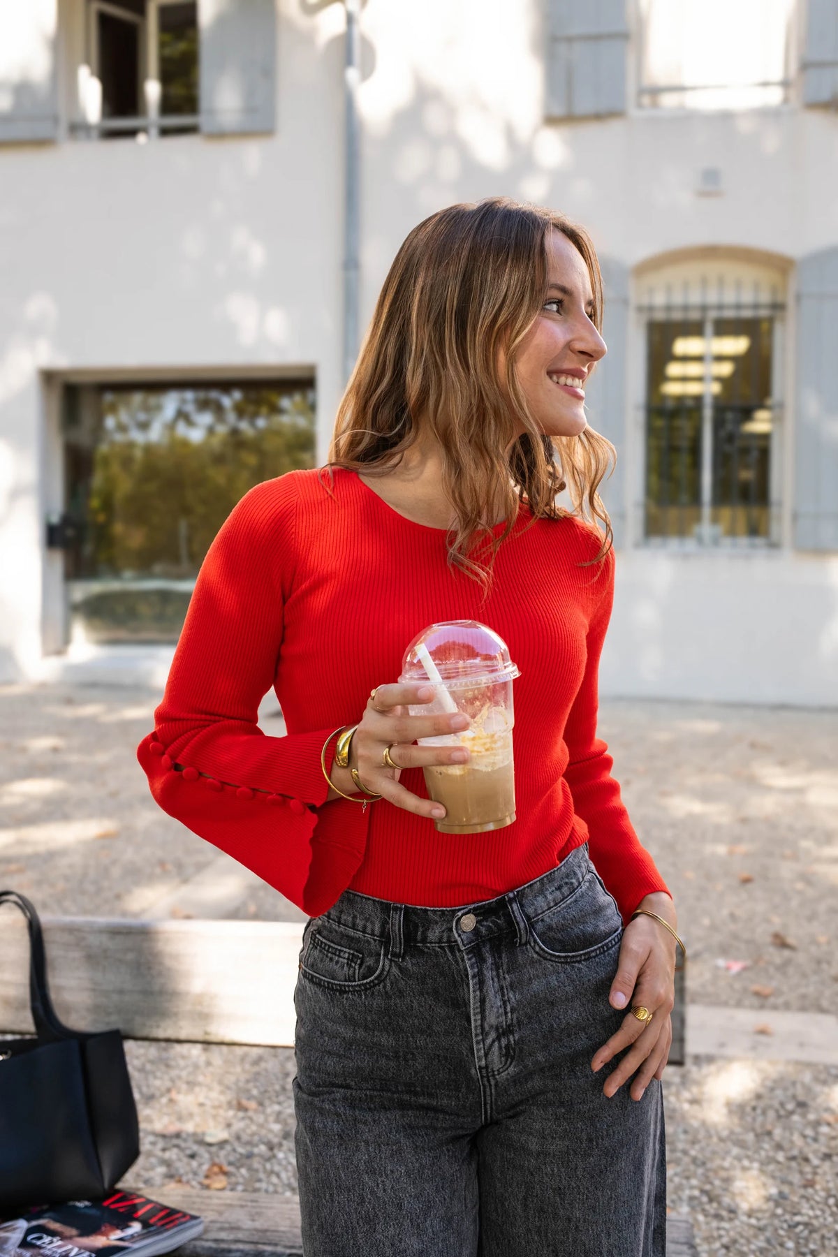 Pull Ella rouge