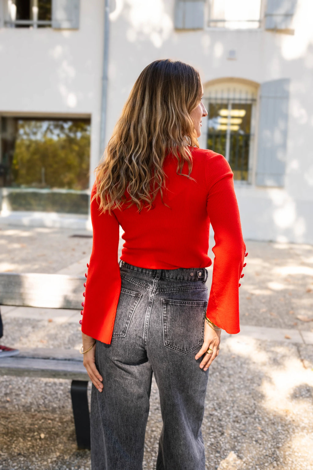 Pull Ella rouge