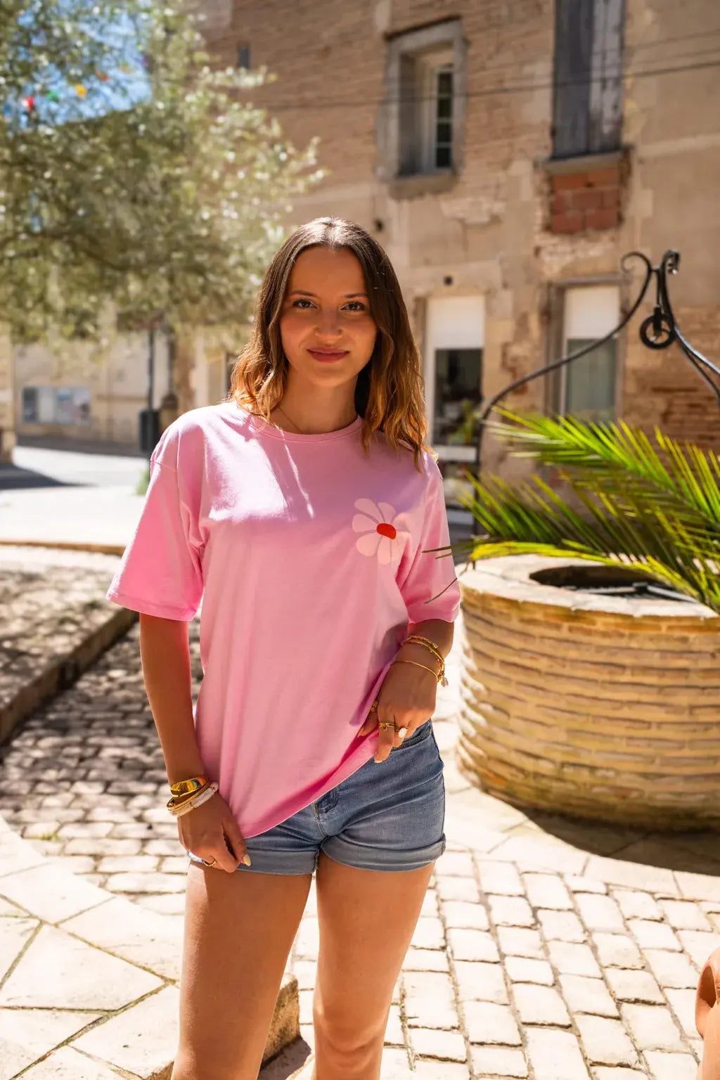 T-shirt Maya rose