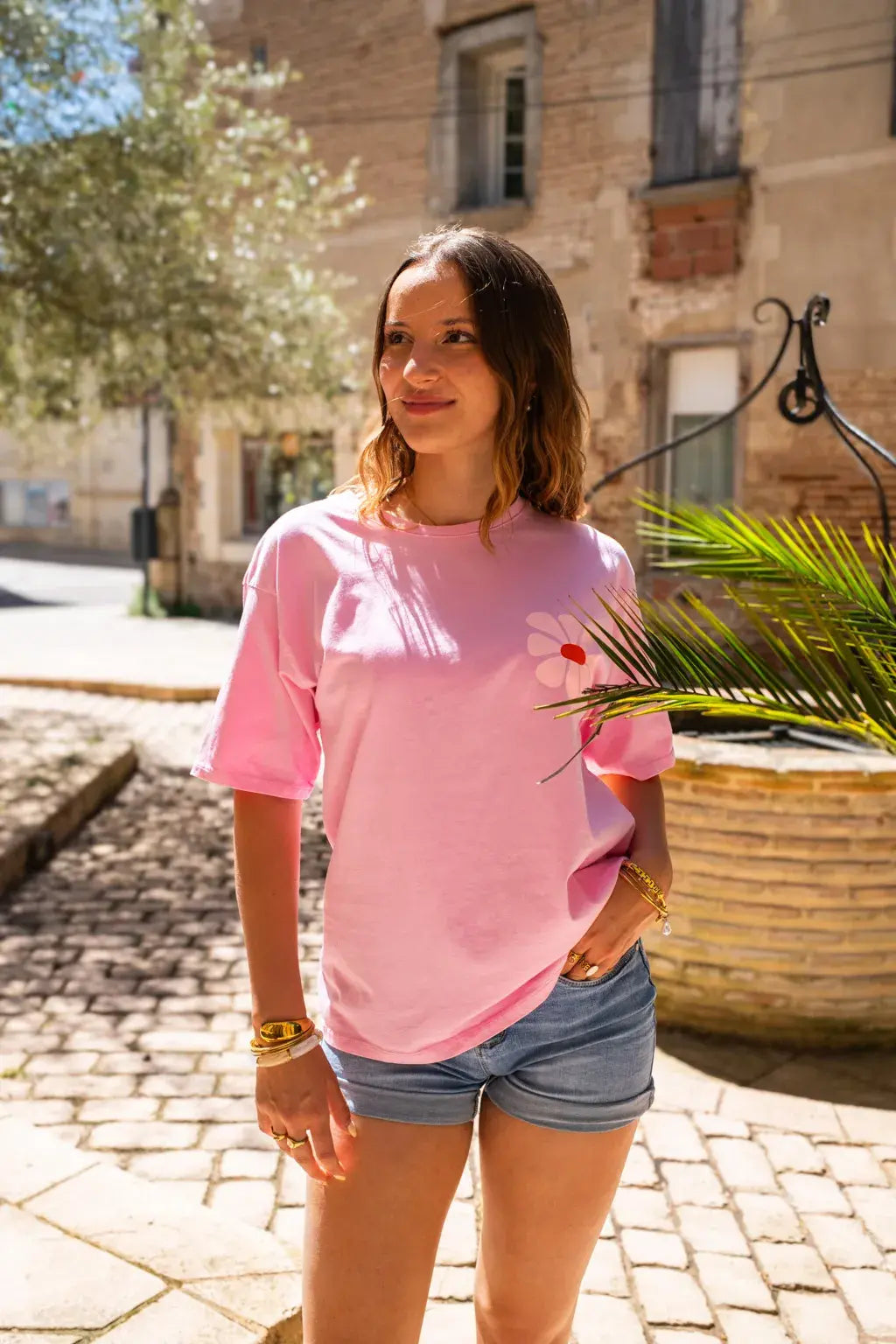 T-shirt Maya rose