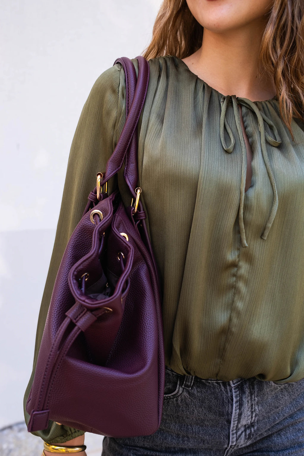 Blouse Anna kaki