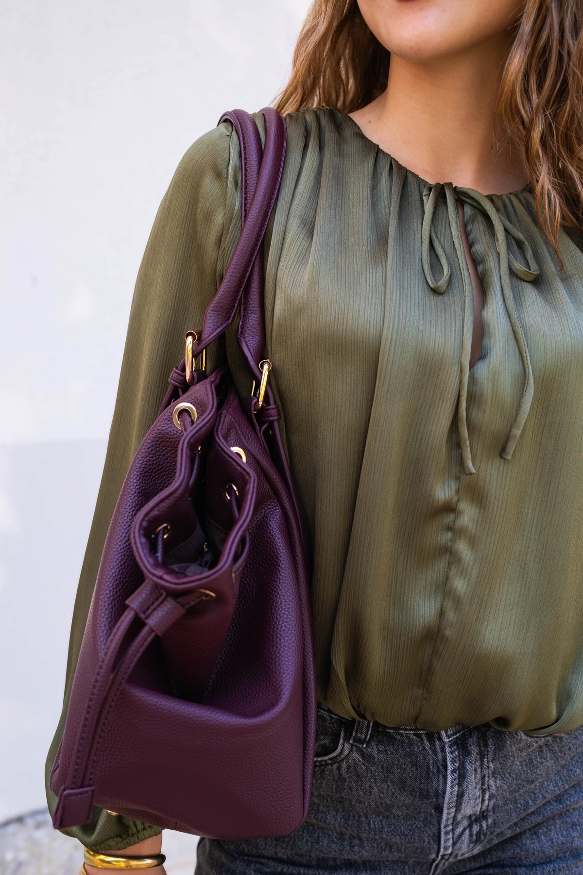 Blouse Anna kaki