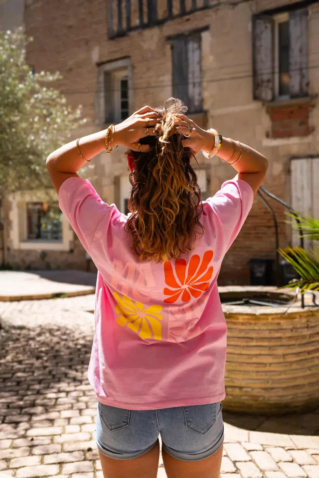 T-shirt Maya rose