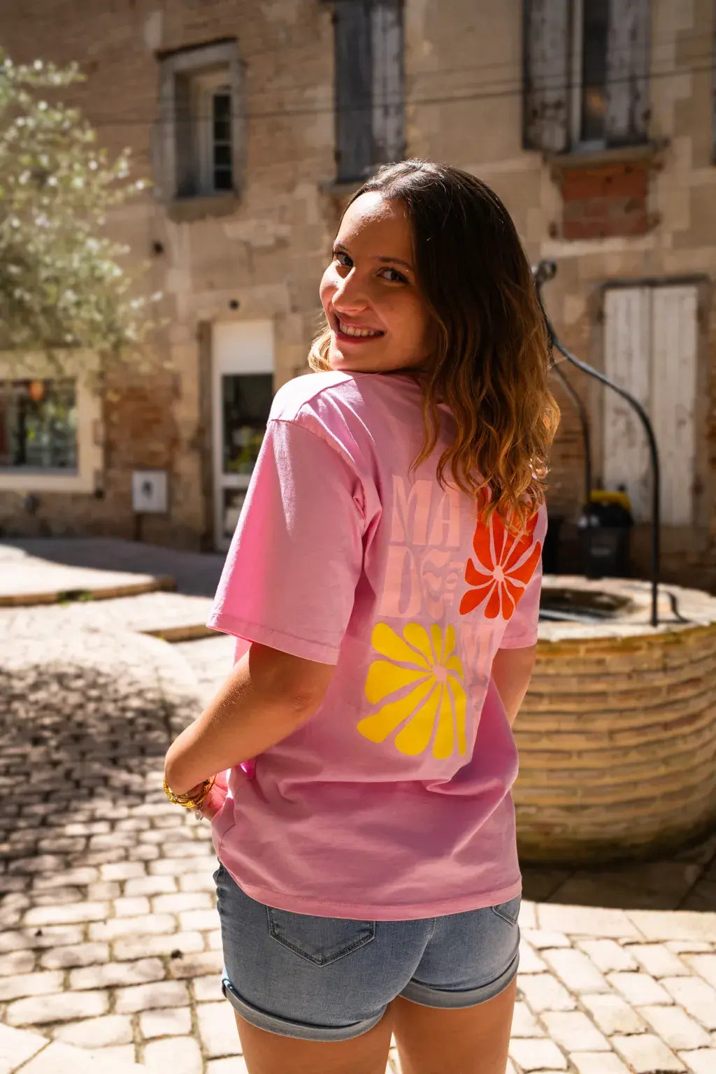 T-shirt Maya rose