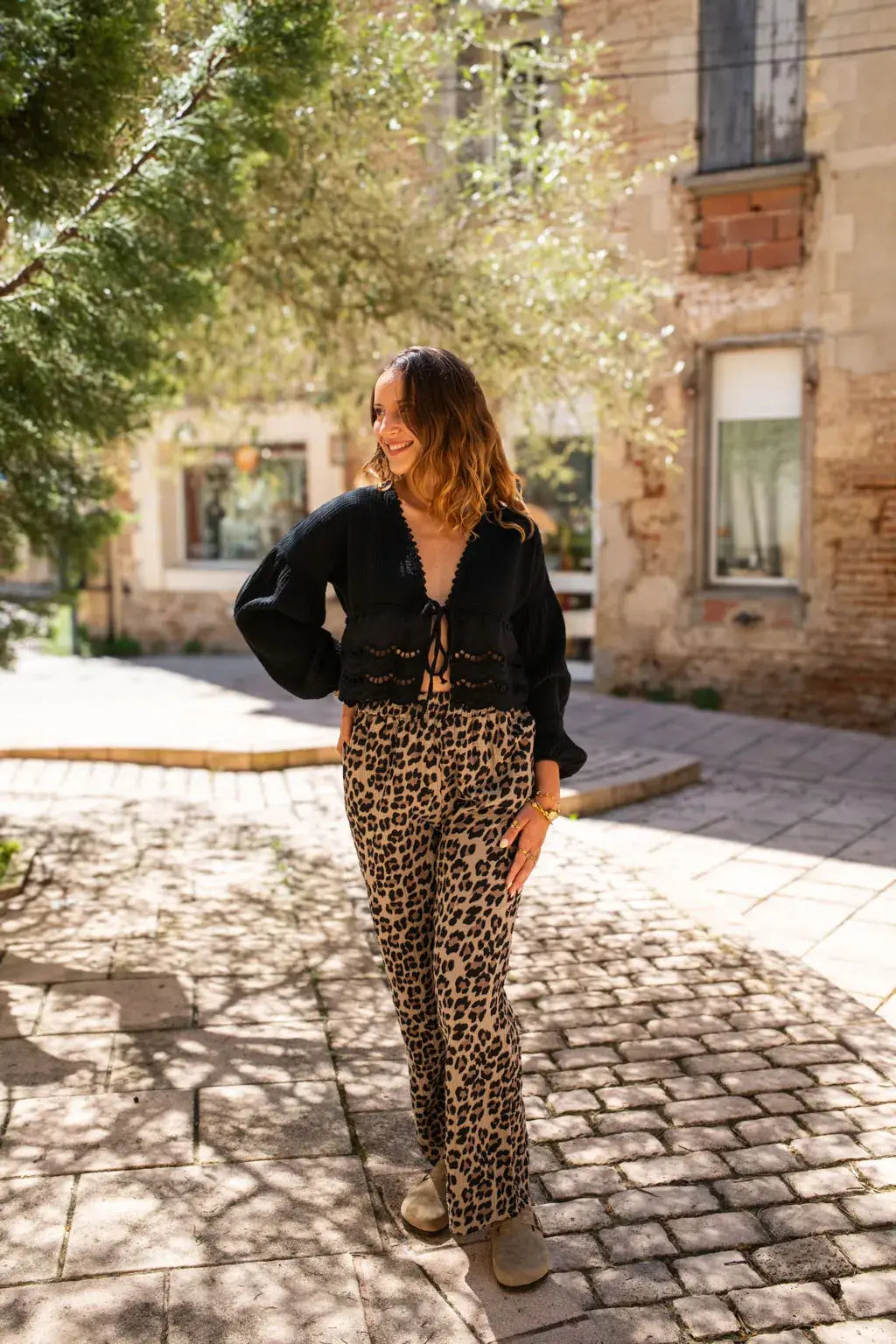 Blouse Clémentine noire