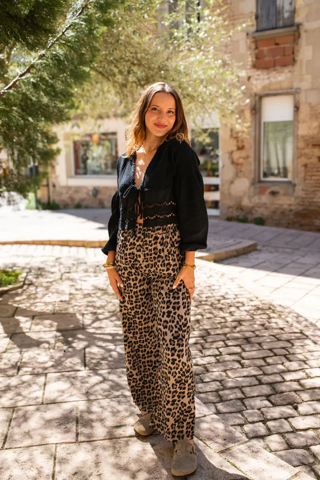 Blouse Clémentine noire