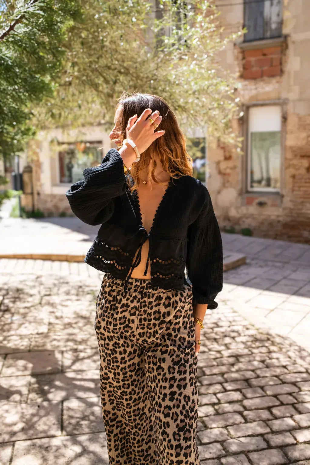 Blouse Clémentine noire