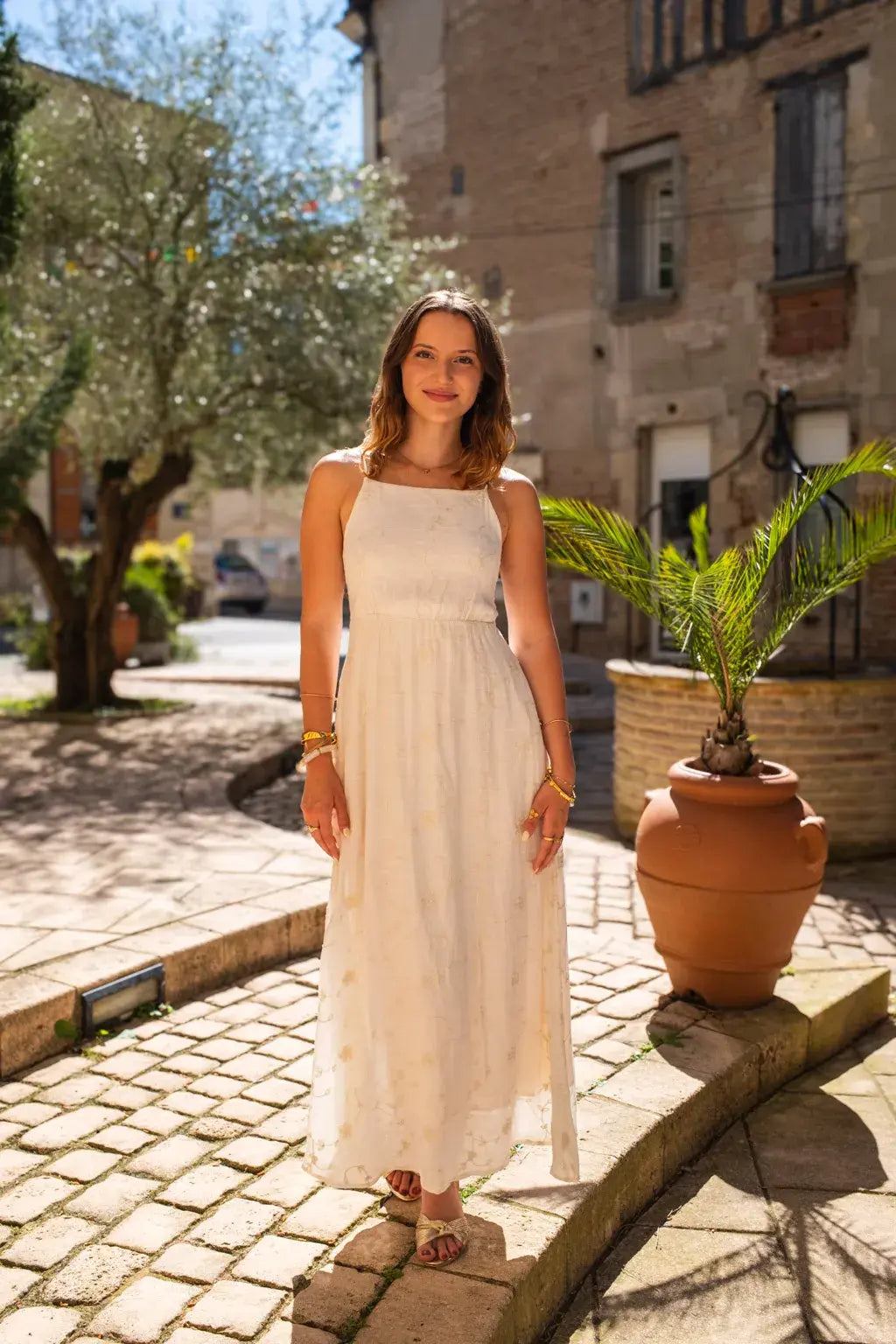 Robe Roma écru