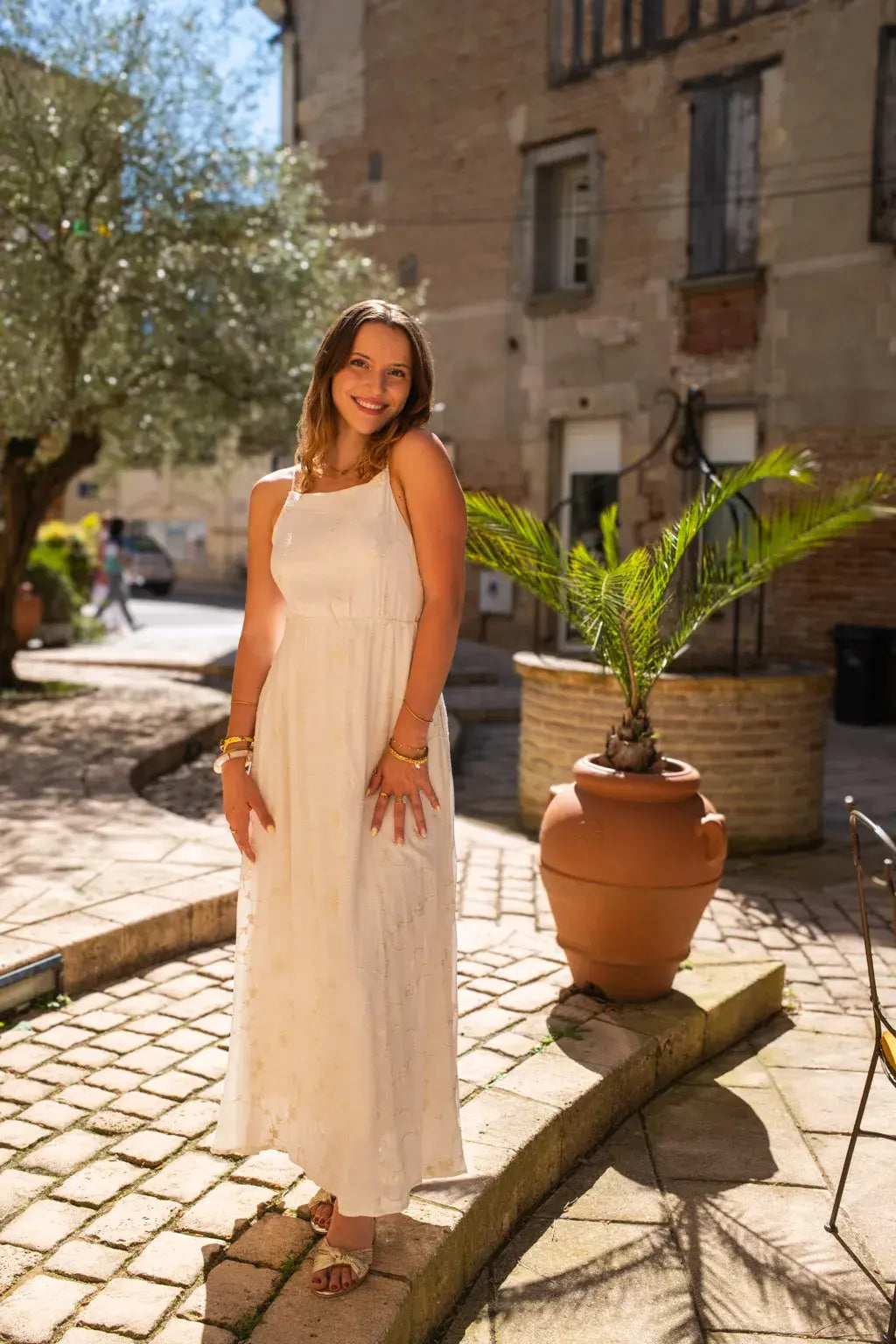 Robe Roma écru