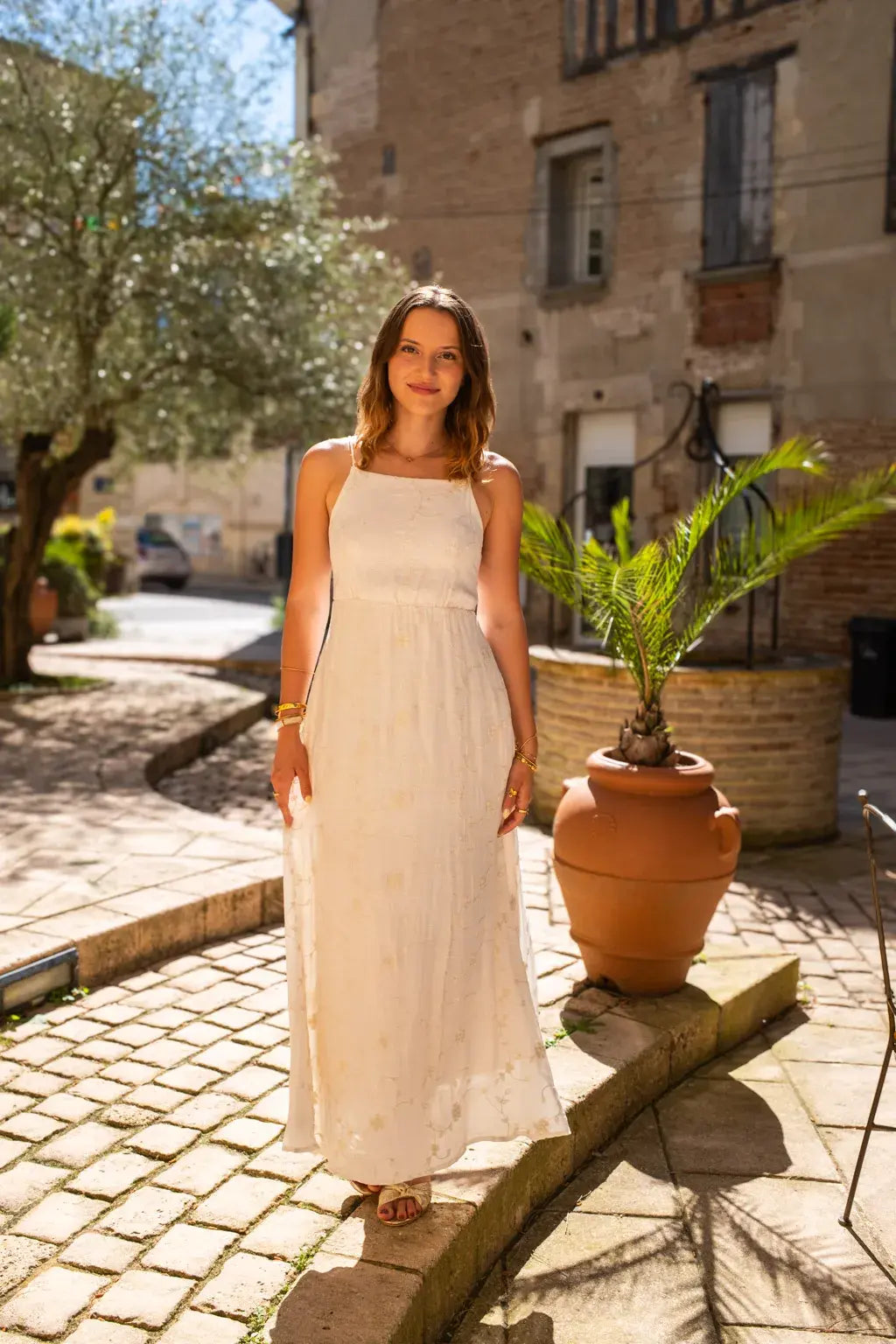 Robe Roma écru