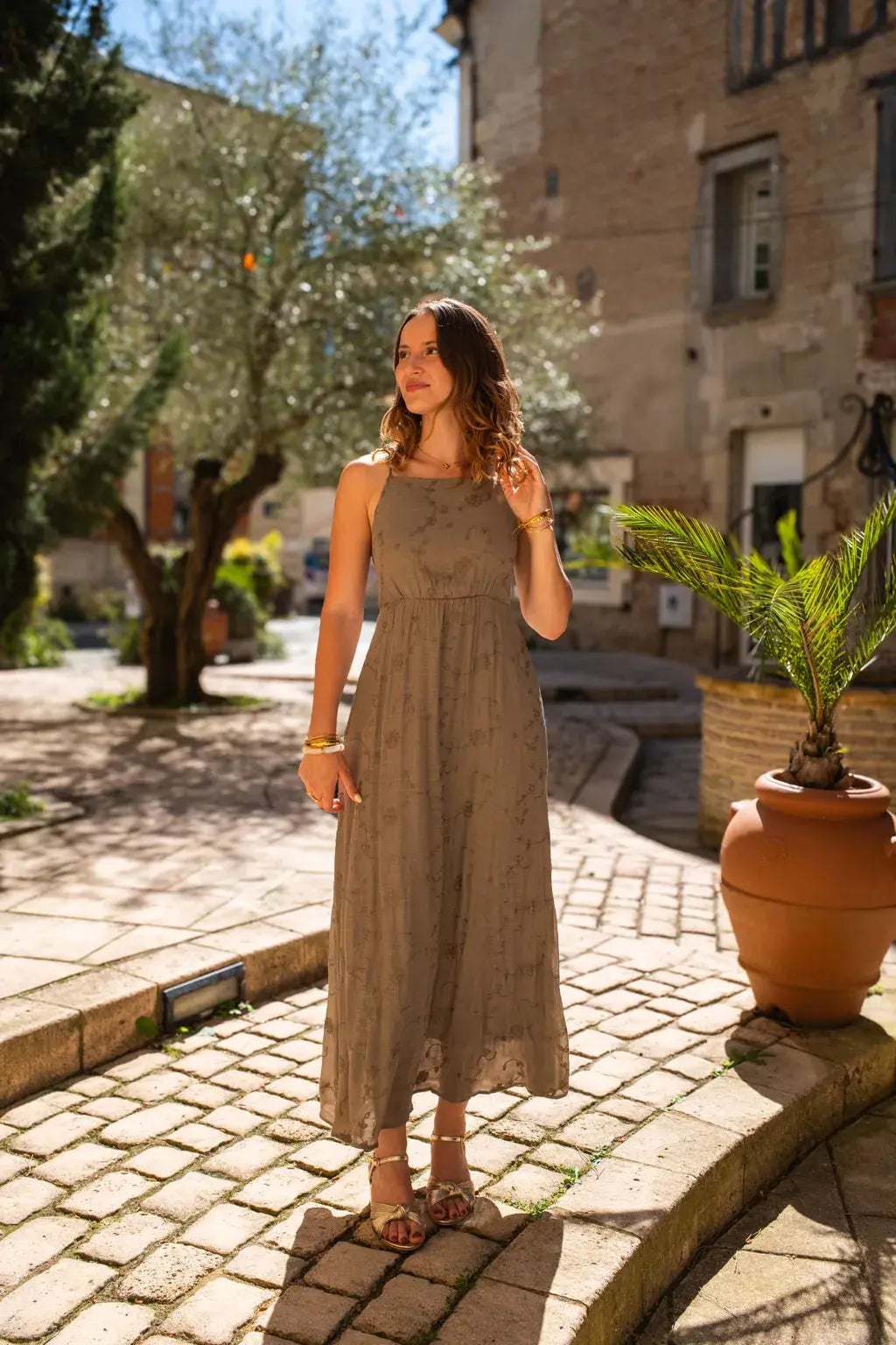 Robe Roma kaki