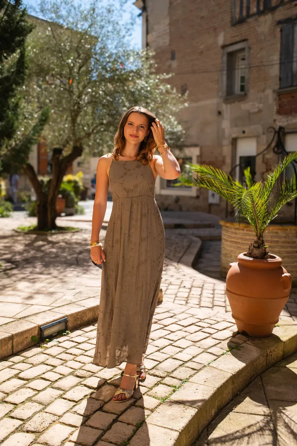 Robe Roma kaki