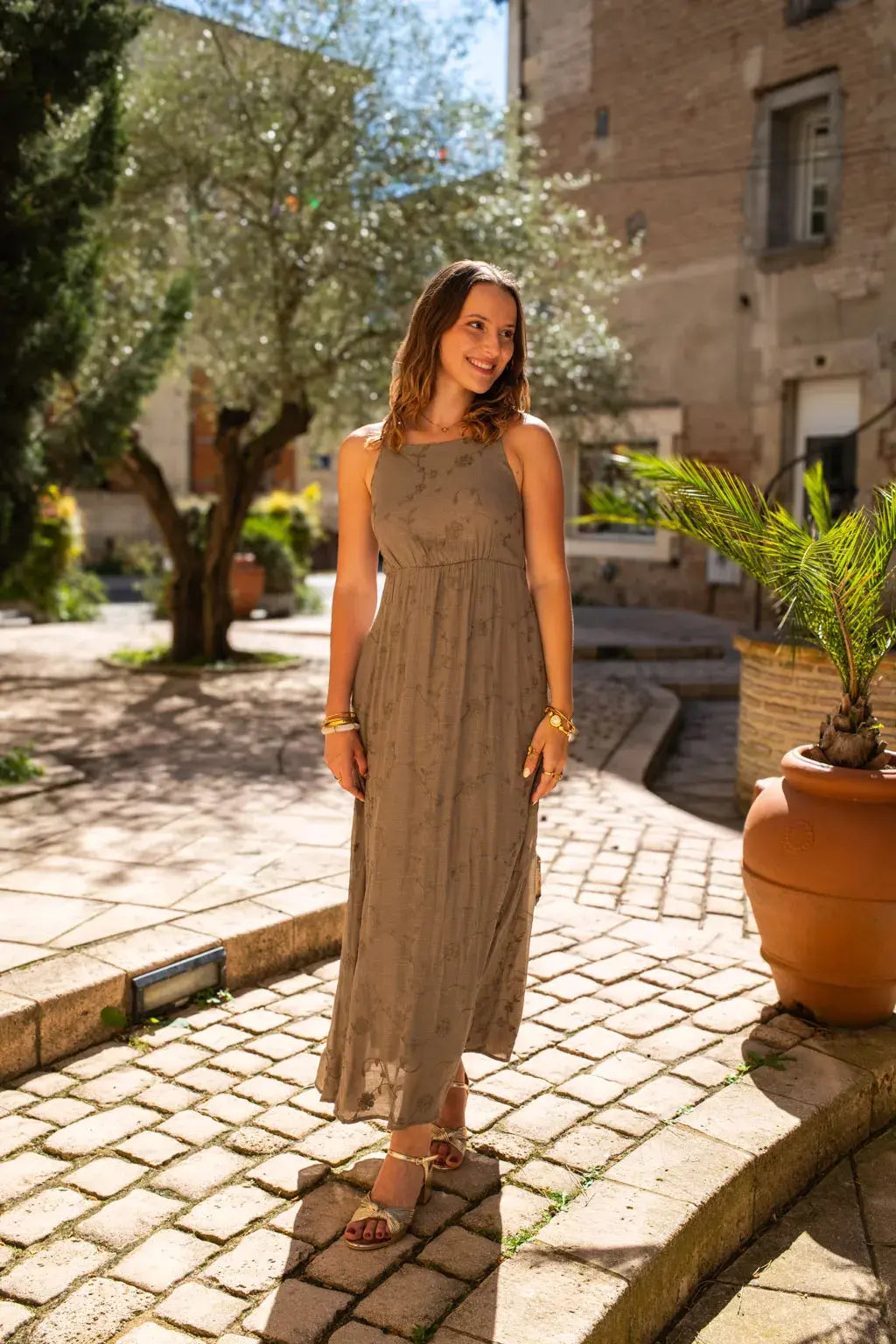 Robe Roma kaki