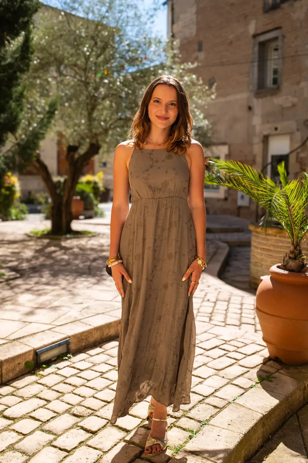 Robe Roma kaki