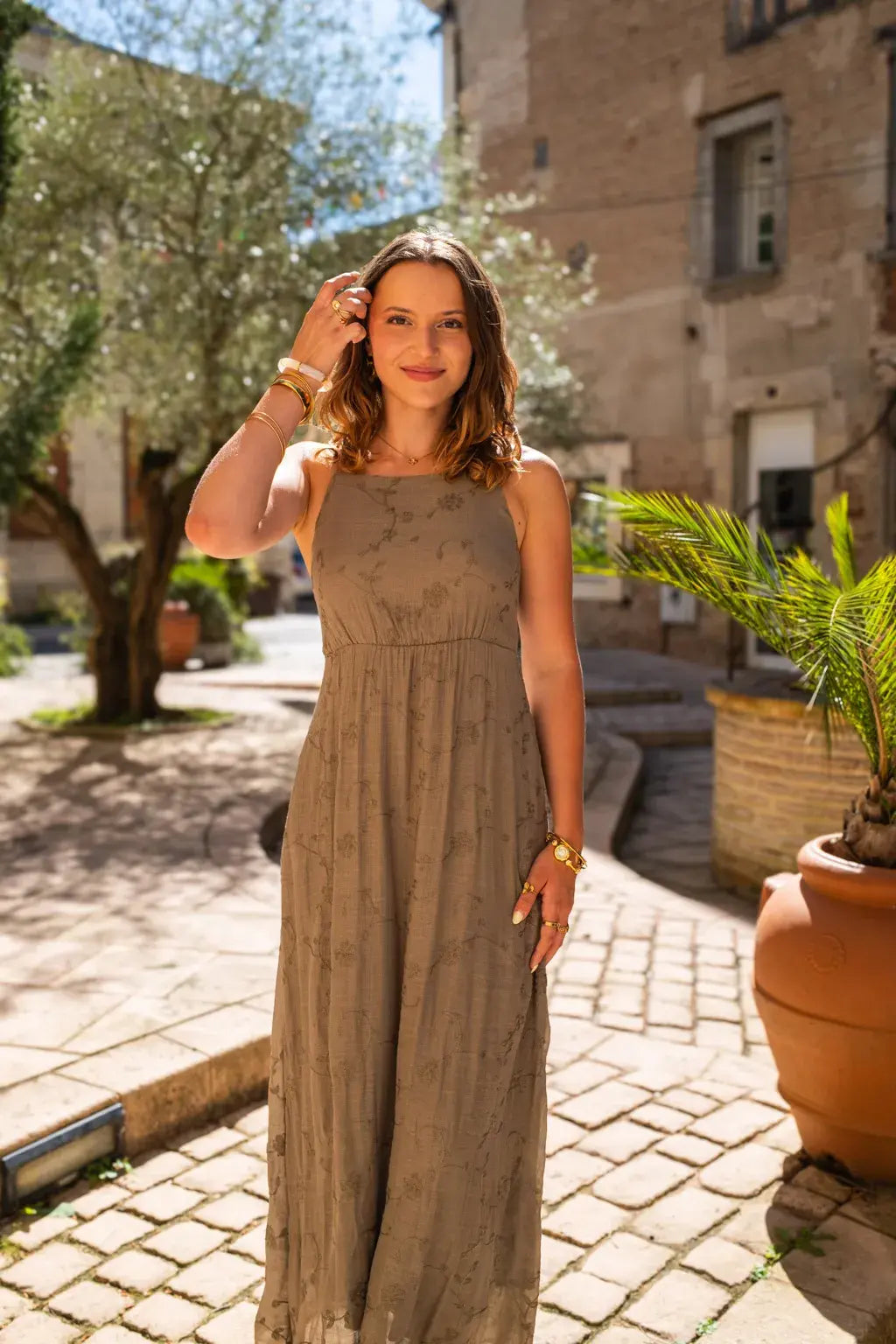 Robe Roma kaki