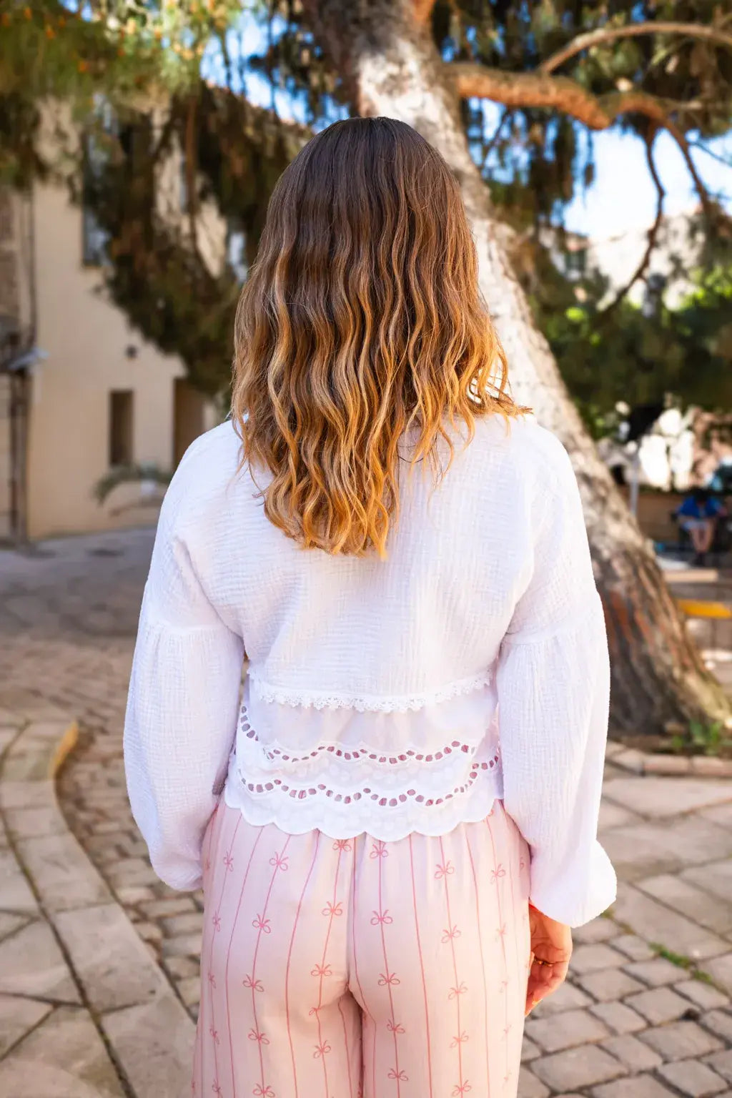 Blouse Clémentine blanche