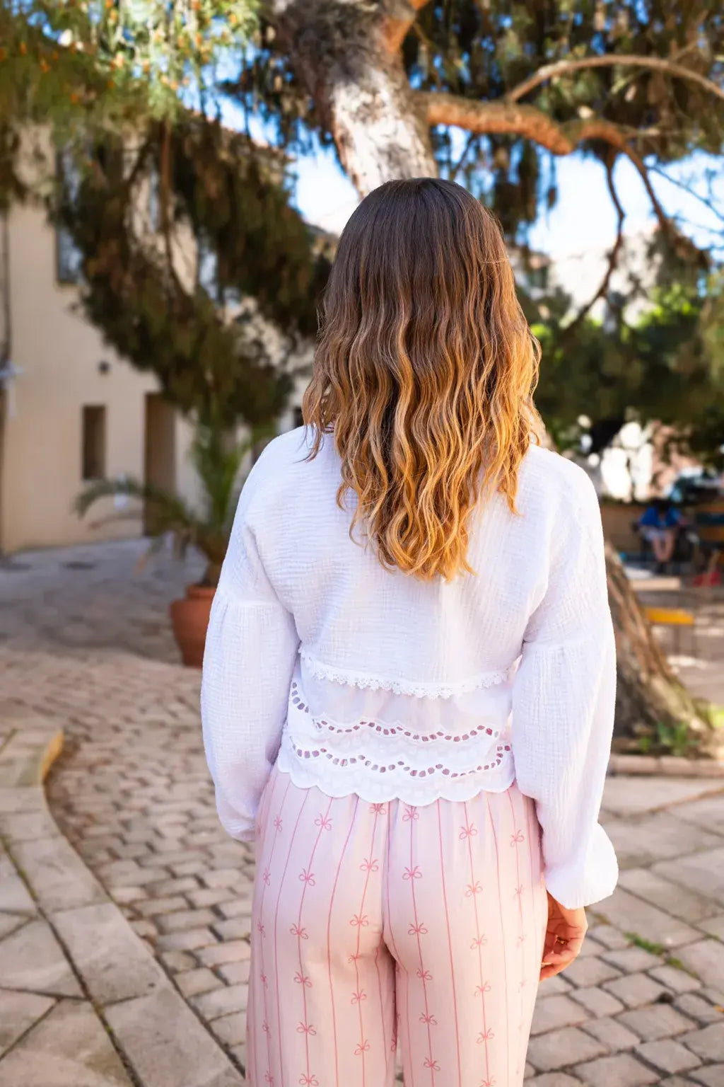Blouse Clémentine blanche