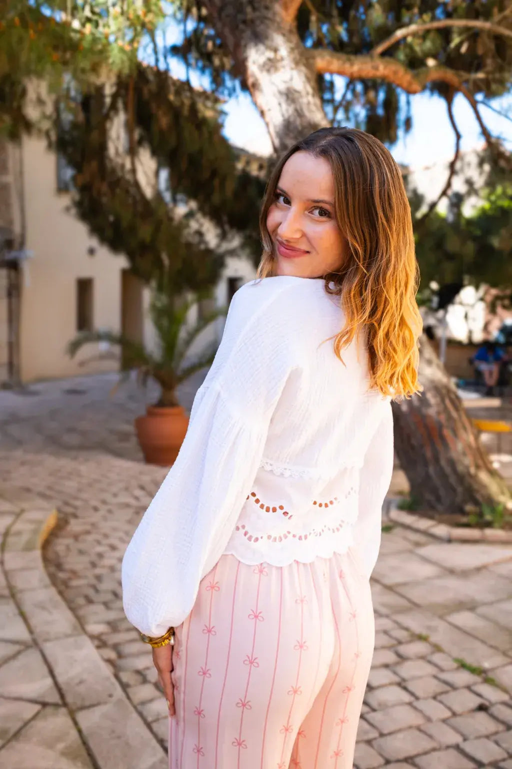 Blouse Clémentine blanche