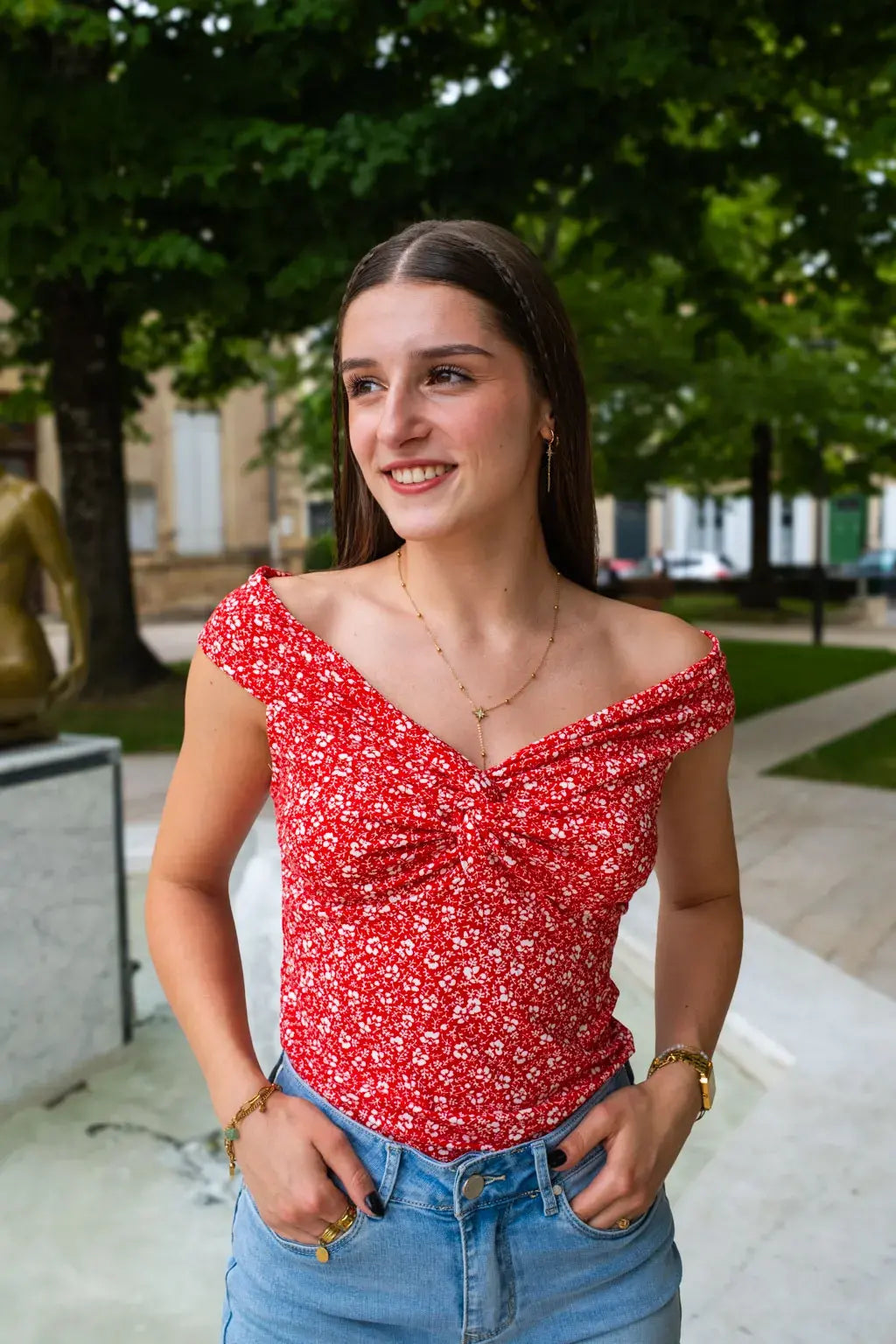 Top Leila rouge