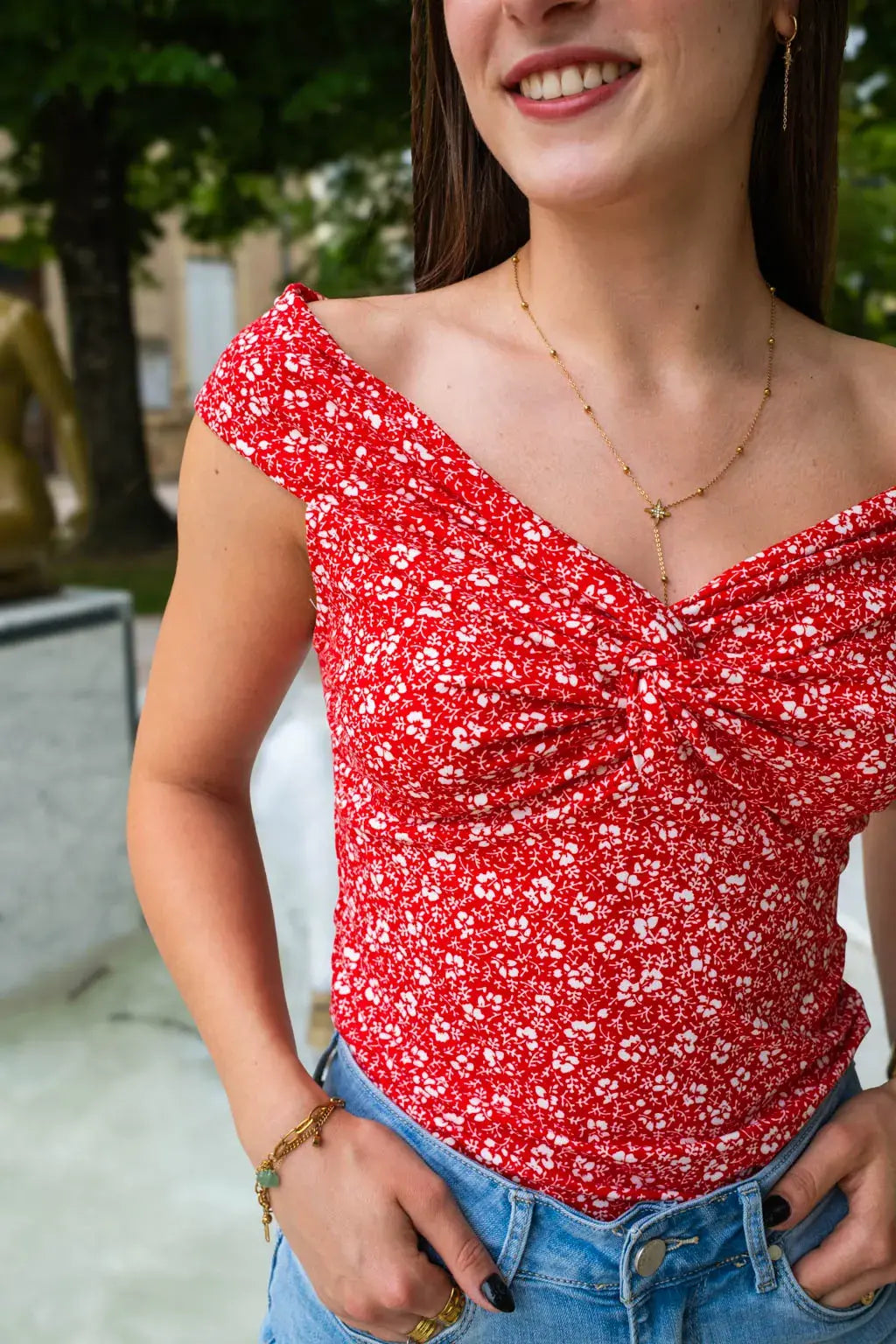 Top Leila rouge