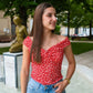 Top Leila rouge