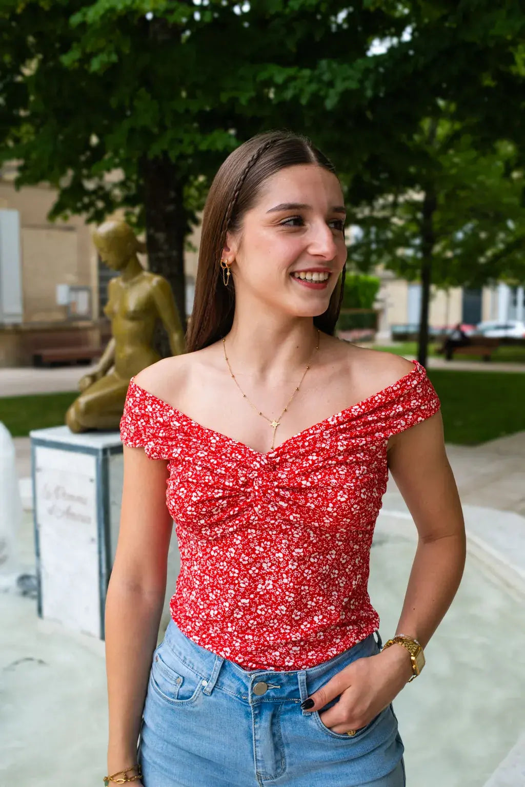 Top Leila rouge
