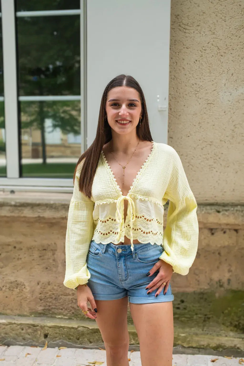 Blouse Clémentine jaune