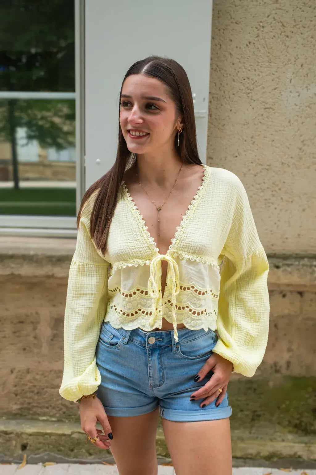 Blouse Clémentine jaune