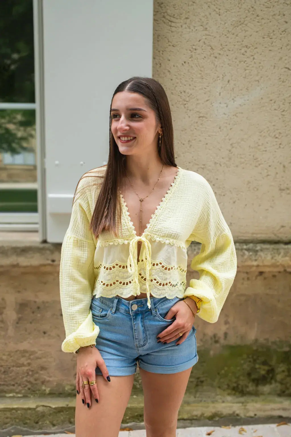 Blouse Clémentine jaune