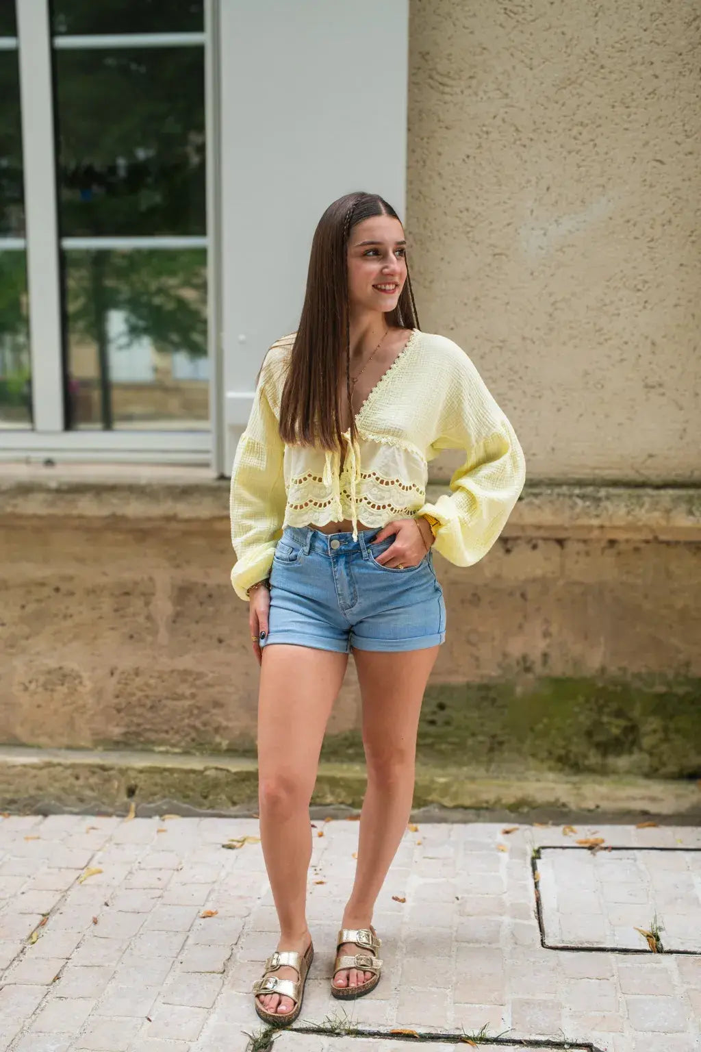 Blouse Clémentine jaune