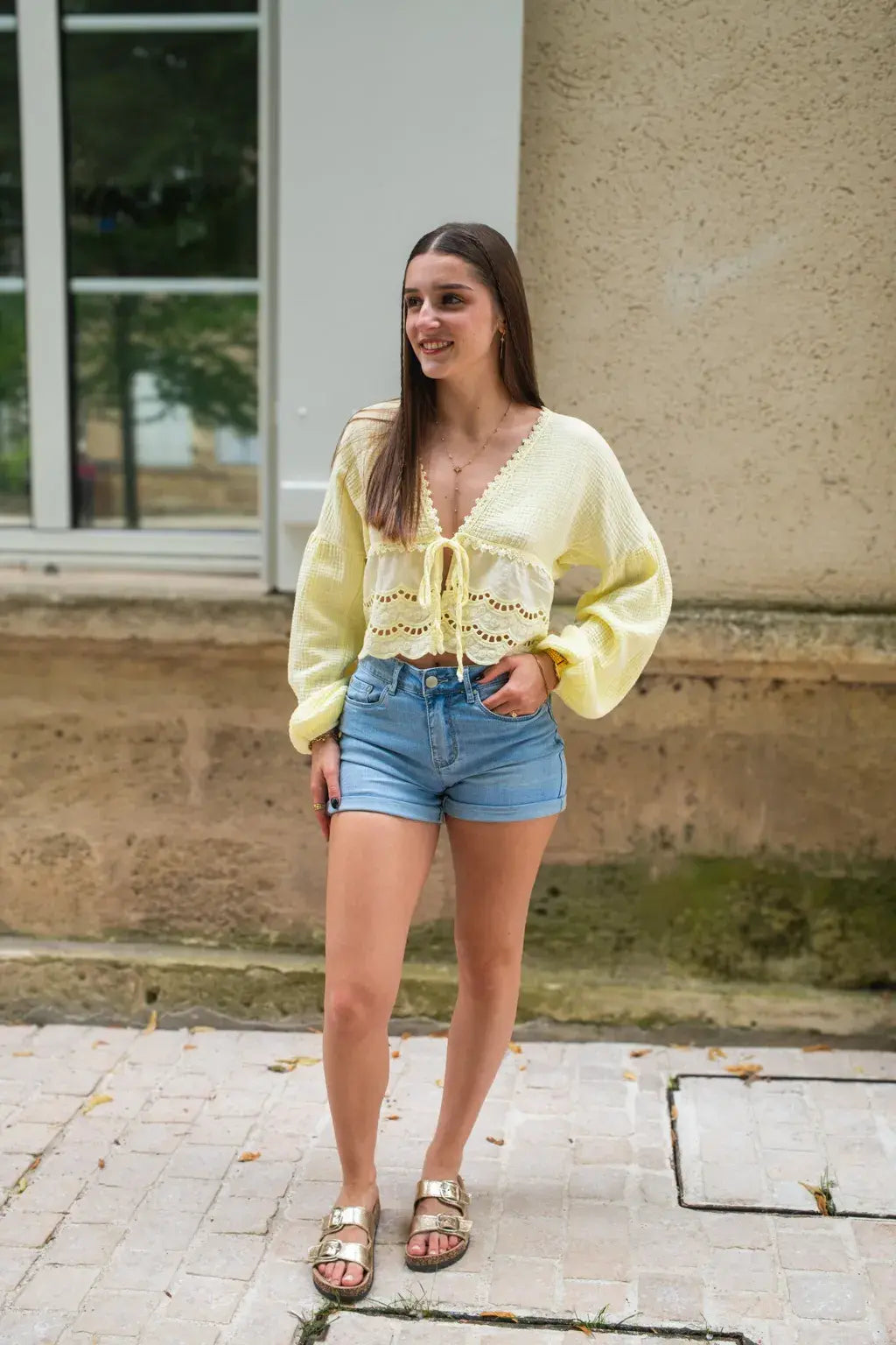 Blouse Clémentine jaune