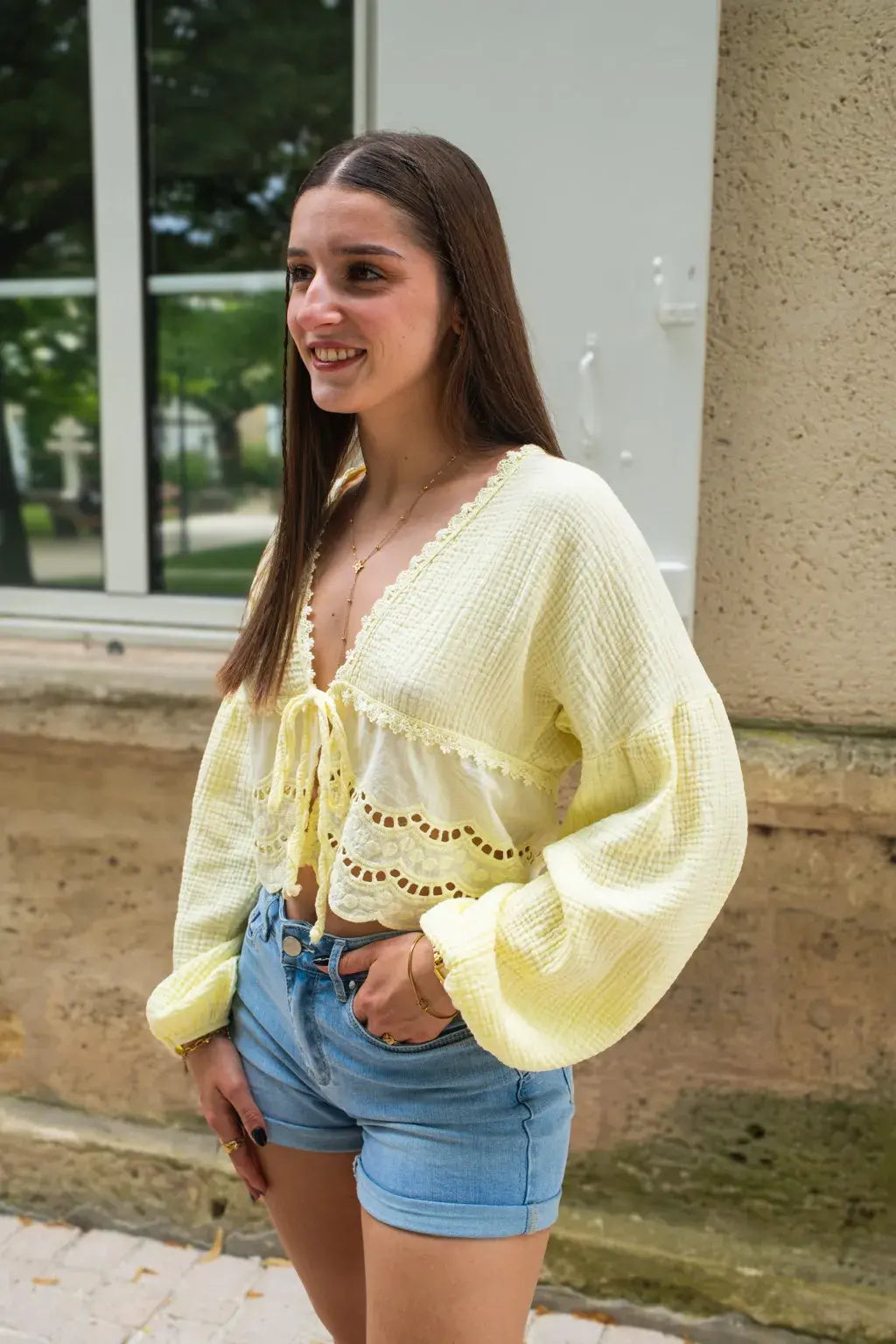 Blouse Clémentine jaune