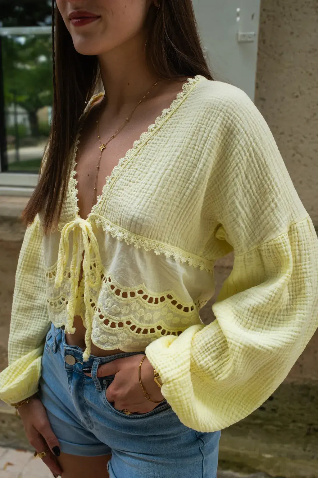 Blouse Clémentine jaune