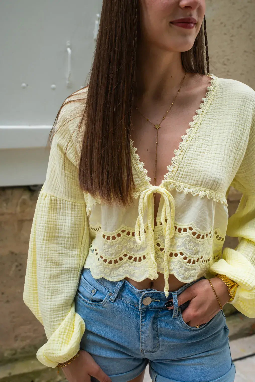Blouse Clémentine jaune