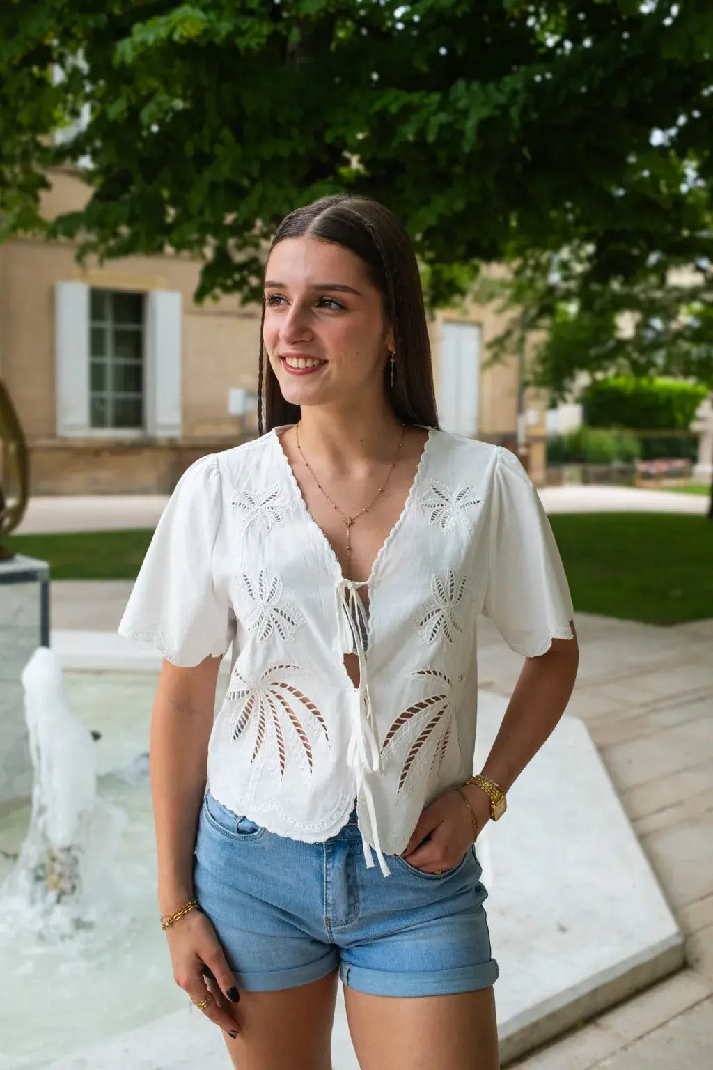 Blouse Suzy écru