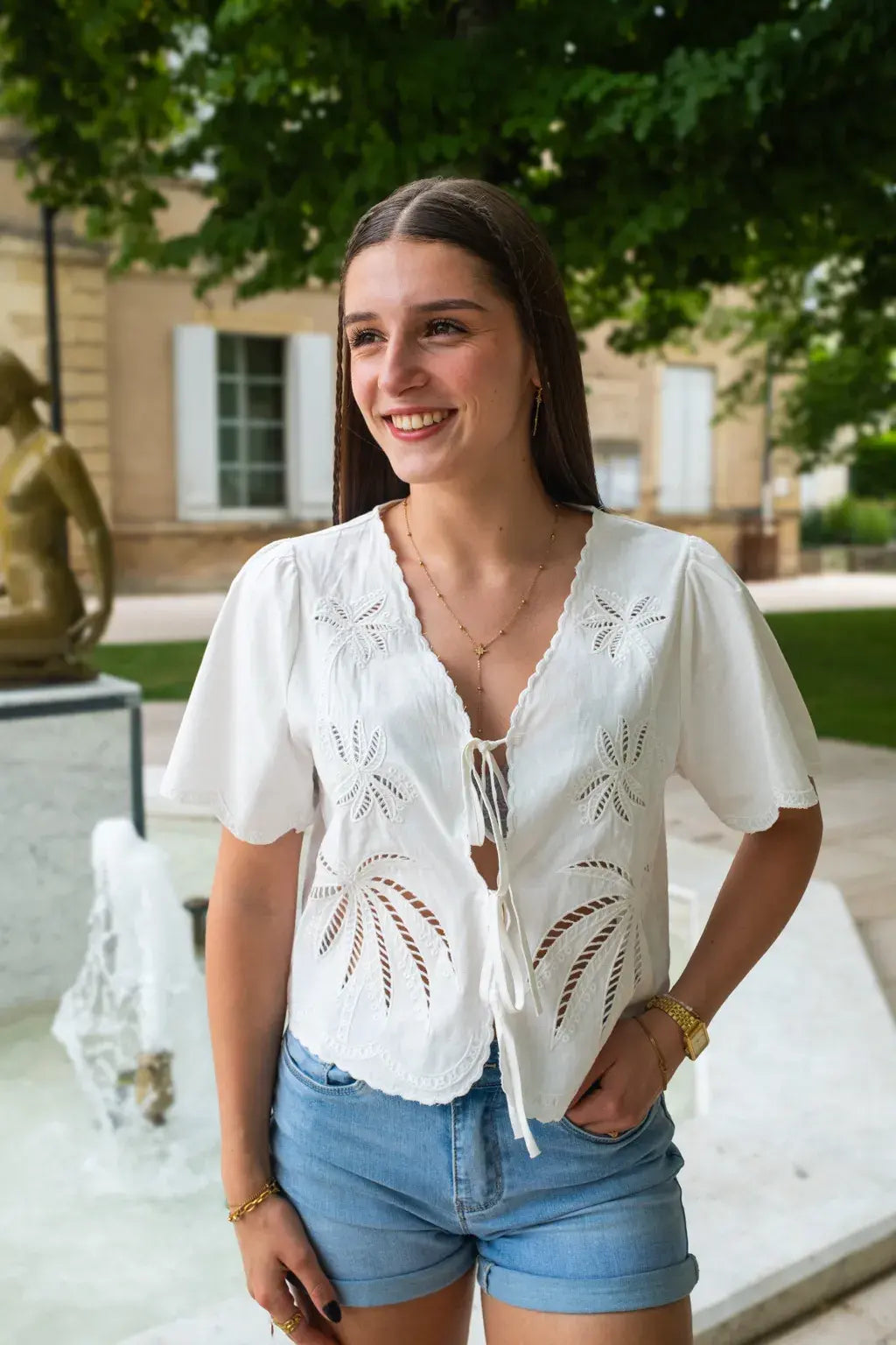 Blouse Suzy écru
